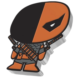 Niue: DC Comics - Deathstroke Chibi Coin kolorowany 1 uncja Srebra 2021 Proof