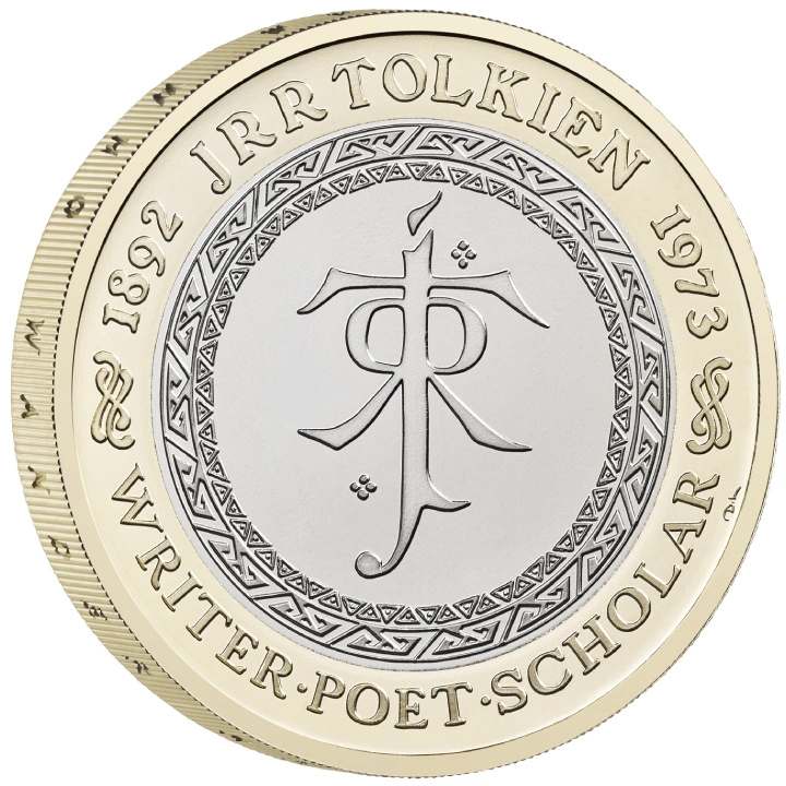Celebrating the Life and Work of JRR Tolkien £2 Miedzionikiel 2023