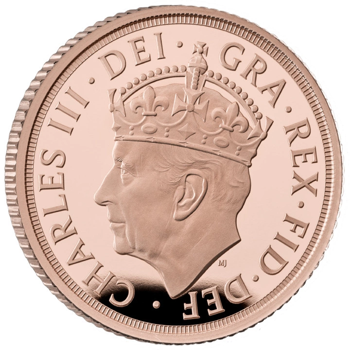 Wielka Brytania: The Coronation of His Majesty King Charles Sovereign Zestaw 5 monet 2023 Proof