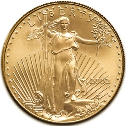 Amerykański Orzeł 1 uncja Złota 2002