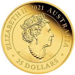 Australijski Suweren 25 AUD 2021 Proof