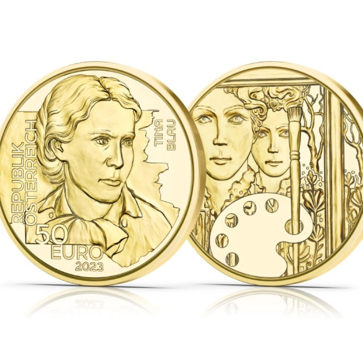 Tina Blau - Painter 1/4 uncji Złota 2023 Proof