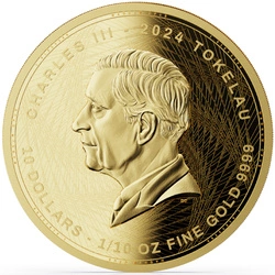 Tokelau: Magnum Opus 1/10 uncji Złota 2024 Prooflike