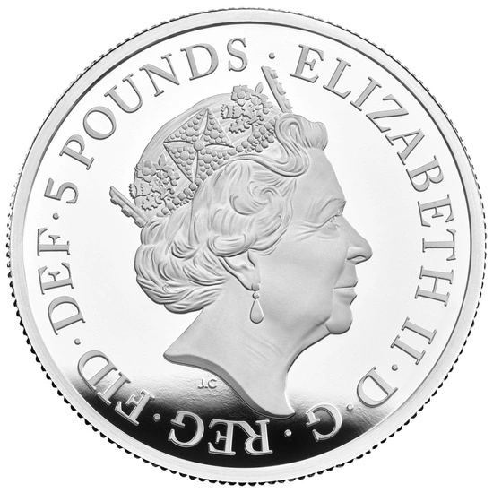 The Royal Tudor Beasts: Seymour Panther 2 uncje Srebra 2022 Proof