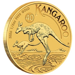 Australijski Kangur 1/2 uncji Złota 2026