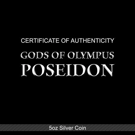 Tuvalu: Bogowie Olimpu - Posejdon 5 uncji Srebra 2021