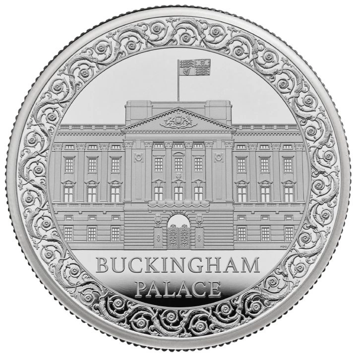 Zestaw 5 srebrnych monet Wielka Brytania 2024 Proof Piedfort Commemorative Coin