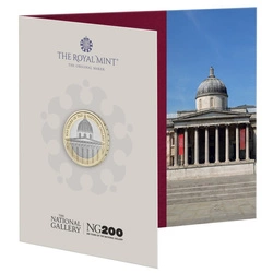 Celebrating 200 Years of the National Gallery £2 Miedzionikiel 2024