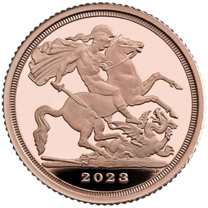 Wielka Brytania: The Coronation of His Majesty King Charles Sovereign Zestaw 3 monet 2023 Proof