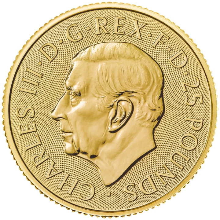 Britannia 1/4 uncji Złota 2024