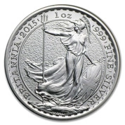 Britannia 1 uncja Srebra 2015