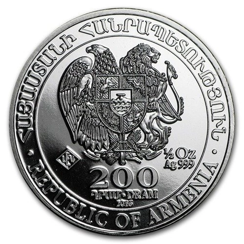 Arka Noego 1/2 uncji Srebra