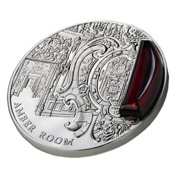 Niue Komnata Bursztynowa 2 Uncje Srebra Proof 2012