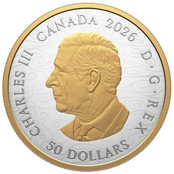 Canada: Triumphant Dragon pozłacany 5 uncji Srebra 2026 Proof