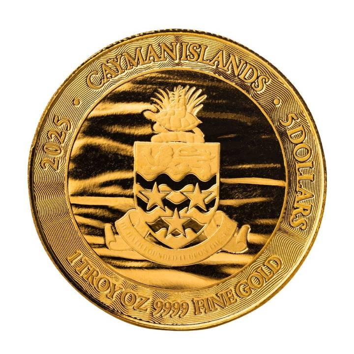 Cayman Islands: Marlin 1 uncja Złota 2025