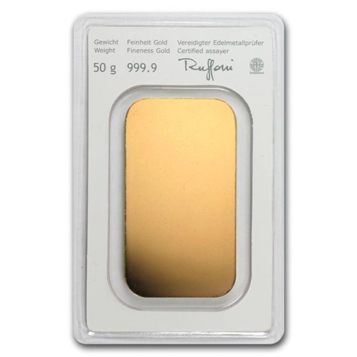 Sztabka Austrian Mint 50 gramów Złota