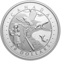 Canada: This Is Canada - Wondrous Waters "Arctic Coast" $20 Srebro 2024 Proof
