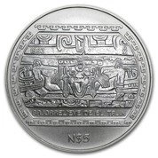 Seria Prekolumbijska: Płaskorzeźba El Tajín 1 uncja Srebra 1993