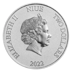 Niue: Disney - Christmas Donald Duck 1 uncja Srebra 2022