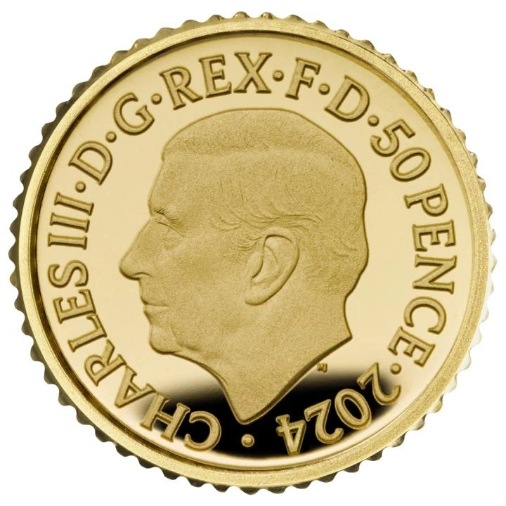 Royal Mint Lunar: Rok Smoka 1/40 uncji Złota 2024 Proof