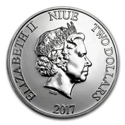 Myszka Miki Parowiec Willie 1 uncja Srebra 2017