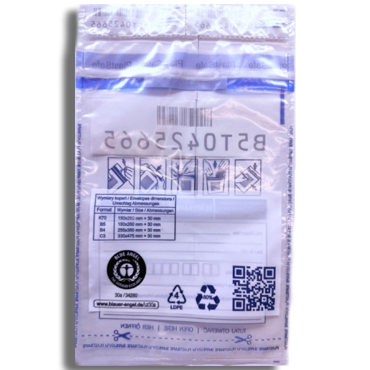 Koperta bezpieczna (bankowa) B5 180x260 mm 10 sztuk