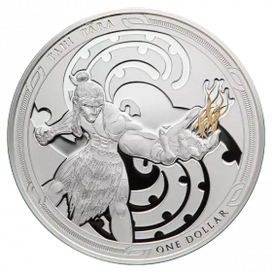 Maui i Bogini Ognia: Zestaw 2 monet 2 x 1 uncja Srebra 2019