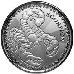 Czad: Scorpion 1 uncja Srebra 2022 Proolike