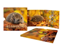Polskie Monety Obiegowe "Jeż"- zestaw monet 1 gr - 5 zł 2007