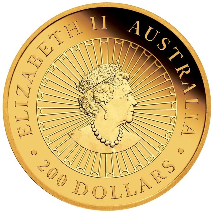 Great Southern Land 2 uncje Złota 2022 Proof Opal