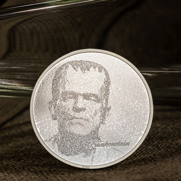 Cook Islands: Typefaces - Frankenstein 1 uncja Srebra 2023 Proof