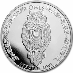 Czad: Owls - Stygian Owl 1 uncja Srebra 2024