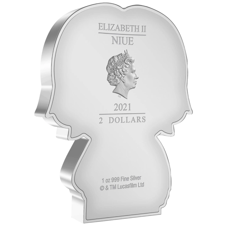 Niue: Star Wars - Han Solo Chibi Coin kolorowany 1 uncja Srebra 2021 Proof