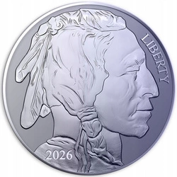 Amerykański Bizon 1 Uncja Tytanu 2026