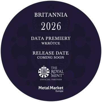 Britannia 1/10 uncji Platyny 2026