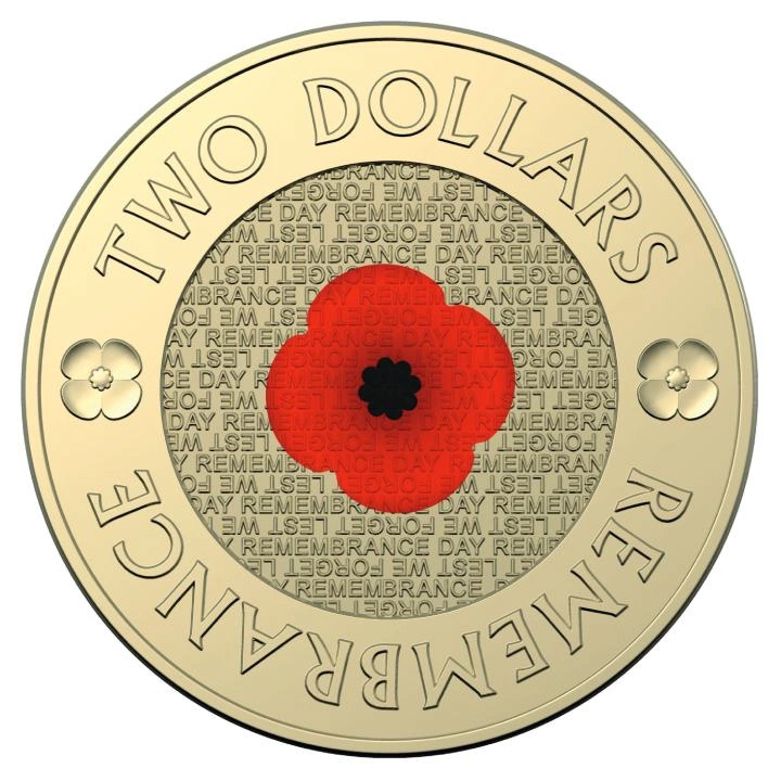 Zestaw 14 monet: 35th Anniversary of the Two Dollar kolorowany Brąz Aluminiowy 2023