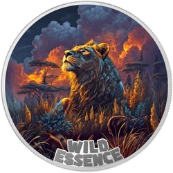 Liberia: Zestaw 5 monet Wild Essence kolorowany 5 uncji Srebra 2025 Proof