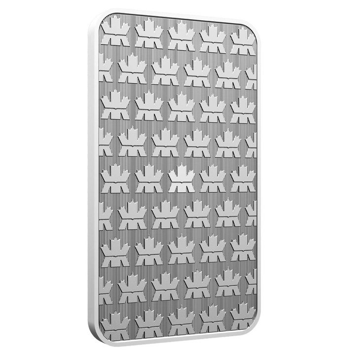 Sztabka Royal Canadian Mint In Proudly Canadian Packaging 1 uncja Srebra 2025 Maple Leaf Privy Mark
