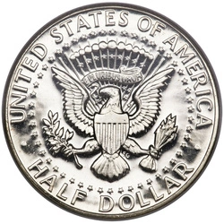 USA: 50 Centów - Half Dollar (0,50 USD) Srebro Różne Roczniki (próba Ag.400) Obiegowy 10 sztuk
