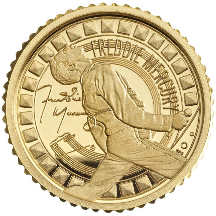 Freddie Mercury 1/40 uncji Złota 2025 Proof