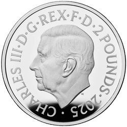 John Lennon kolorowany 1 uncja Srebra 2025 Proof