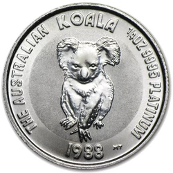 Koala 1/4 uncji Platyny 1988