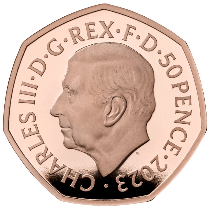 Lew, Czarownica i Stara Szafa 50p Złoto 2023 Proof