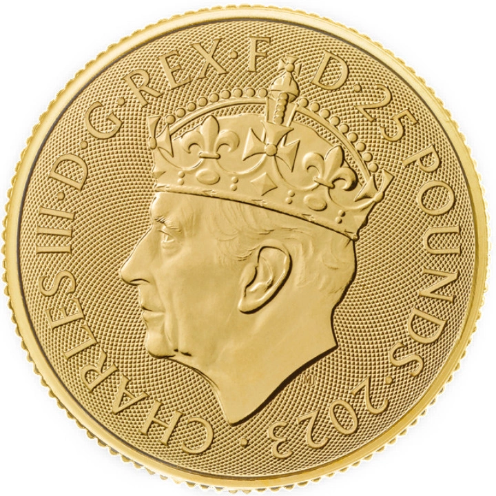 The Coronation of His Majesty King Charles III 1/4 uncji Złota 2023