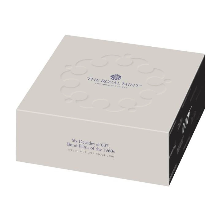 Bond Films of the 60s 5 uncji Srebra 2023 Proof