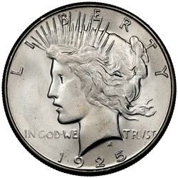 Peace Dollar Srebro Różne Roczniki