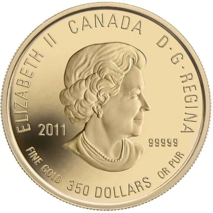 Canada: Mountain Avens $350 Złoto 2011 Proof