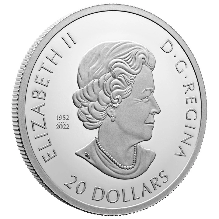 Canada: The Magic of the Season kolorowany $20 Srebro 2023 Proof