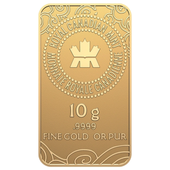 Sztabka The Royal Canadian Mint - Lunar Year of the Snake 10 gramów Złota 2025