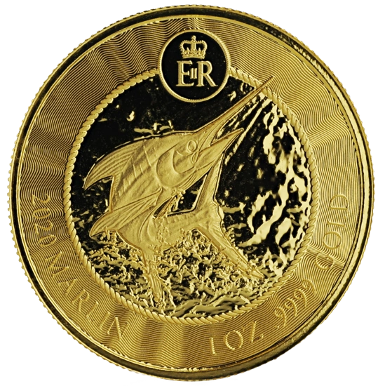 Kajmany: Marlin 1 uncja Złota 2020